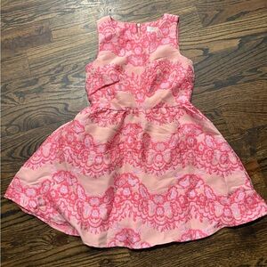 VB girls size 7 pink formal dress.
